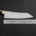 Bunka Silver Steel #3 Damast Büffelhorn-Türkis Griff 180mm-[Musashi]-[Japan-Küchenmesser]