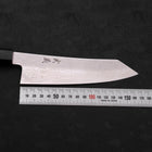 Bunka Silver Steel #3 Damast Büffelhorn und Teakholz Griff 180mm-[Musashi]-[Japan-Küchenmesser]
