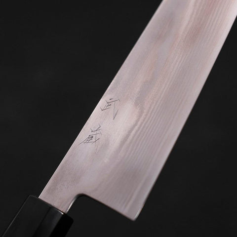 Bunka Silver Steel #3, Damast Büffelhorn und Wenge Griff, 170mm-[Musashi]-[Japan-Küchenmesser]