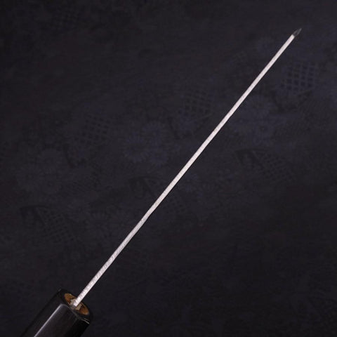 Bunka Silver Steel #3 Nashiji Büffelhorn und Magnolienholz Griff 170mm-[Musashi]-[Japan-Küchenmesser]