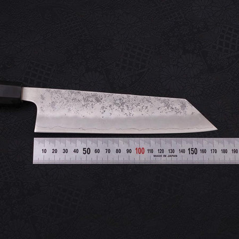 Bunka Silver Steel #3 Nashiji Büffelhorn und Magnolienholz Griff 170mm-[Musashi]-[Japan-Küchenmesser]