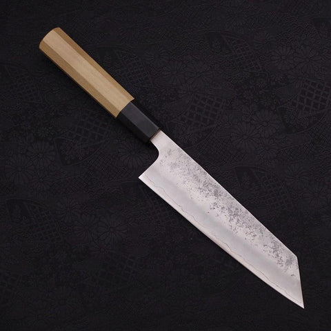 Bunka Silver Steel #3 Nashiji Büffelhorn und Magnolienholz Griff 170mm-[Musashi]-[Japan-Küchenmesser]