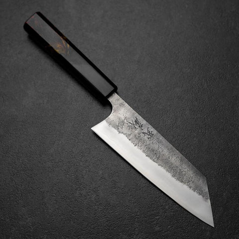 Bunka Silver Steel #3 Nashiji Feuer Urushi Griff 170mm-[Musashi]-[Japan-Küchenmesser]