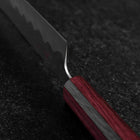 Bunka Silver Steel #3 Nashiji Lila Urushi Griff 170mm-[Musashi]-[Japan-Küchenmesser]