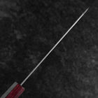 Bunka Silver Steel #3 Nashiji Lila Urushi Griff 170mm-[Musashi]-[Japan-Küchenmesser]