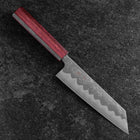 Bunka Silver Steel #3 Nashiji Lila Urushi Griff 170mm-[Musashi]-[Japan-Küchenmesser]