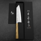 Bunka Silver Steel #3 Nashiji Olivenholz Griff 175mm-[Musashi]-[Japan-Küchenmesser]
