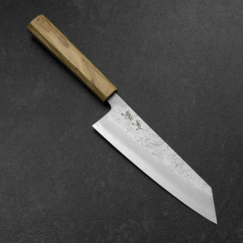 Bunka Silver Steel #3 Nashiji Olivenholz Griff 175mm-[Musashi]-[Japan-Küchenmesser]