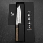 Bunka Silver Steel #3 Nashiji Rosen- und Walnussholz Griff 170mm-[Musashi]-[Japan-Küchenmesser]
