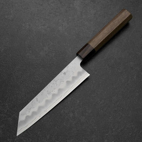 Bunka Silver Steel #3 Nashiji Shitan&Walnut Handle 170mm-[Musashi]-[Japanese-Kitchen-Knives]