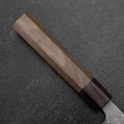 Bunka Silver Steel #3 Nashiji Shitan&Walnut Handle 170mm-[Musashi]-[Japanese-Kitchen-Knives]