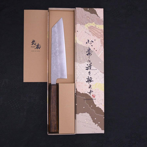 Bunka Silver Steel #3 Nashiji Sumi Urushi Griff 170mm-[Musashi]-[Japan-Küchenmesser]