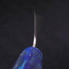 Bunka Silver Steel #3 Poliert Blauer Ozeanplastik Griff 170mm-[Musashi]-[Japan-Küchenmesser]