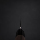 Bunka Silver Steel #3 Poliert Büffelhorn und Walnussholz Griff 155mm-[Musashi]-[Japan-Küchenmesser]