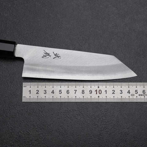 Bunka Silver Steel #3 Poliert Büffelhorn und Walnussholz Griff 155mm-[Musashi]-[Japan-Küchenmesser]