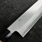 Bunka Silver Steel #3 Poliert Büffelhorn und Walnussholz Griff 170mm-[Musashi]-[Japan-Küchenmesser]