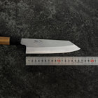 Bunka Silver Steel #3 Poliert Büffelhorn und Walnussholz Griff 170mm-[Musashi]-[Japan-Küchenmesser]