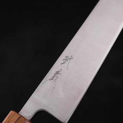Bunka Silver Steel #3 Poliert Eichenholz Griff 170mm-[Musashi]-[Japan-Küchenmesser]