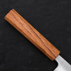 Bunka Silver Steel #3 Poliert Eichenholz Griff 170mm-[Musashi]-[Japan-Küchenmesser]