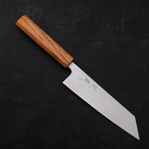 Bunka Silver Steel #3 Poliert Eichenholz Griff 170mm-[Musashi]-[Japan-Küchenmesser]