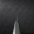 Bunka Silver Steel #3 Poliert Grüner Urushi Griff 170mm-[Musashi]-[Japan-Küchenmesser]