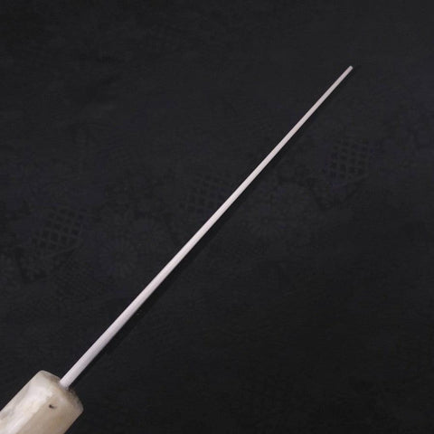 Bunka Silver Steel #3 Poliert Ozeanplastik Weißer Mix Griff 170mm-[Musashi]-[Japan-Küchenmesser]