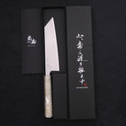 Bunka Silver Steel #3 Poliert Ozeanplastik Weißer Mix Griff 170mm-[Musashi]-[Japan-Küchenmesser]