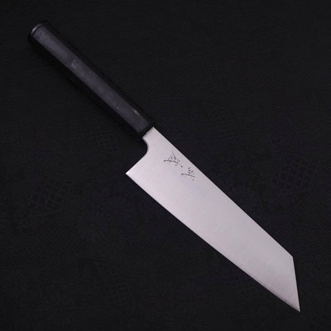 Bunka Silver Steel #3 Polished Ocean Black Handle 170mm