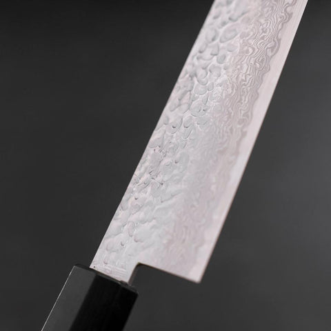 Bunka Silver Steel #3 Tsuchime Damast Walnussholz Griff 150mm-[Musashi]-[Japan-Küchenmesser]