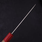 Bunka Silver Steel #3 Wellen Nickel Damast Roter Walnussholz Griff 170mm-[Musashi]-[Japan-Küchenmesser]