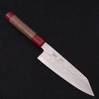 Bunka Silver Steel #3 Wellen Nickel Damast Roter Walnussholz Griff 170mm-[Musashi]-[Japan-Küchenmesser]