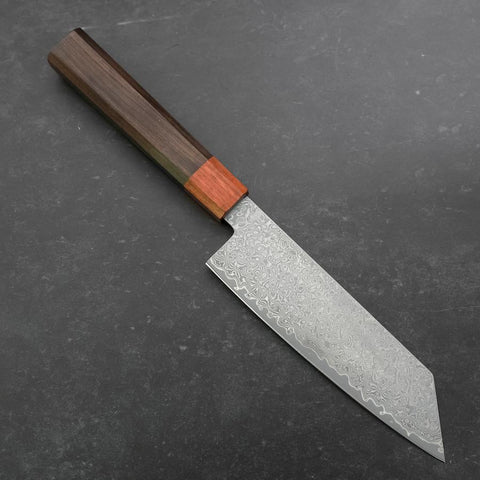 Bunka VG-10 Damas Rosen- und Ebenholz Griff 165mm-[Musashi]-[Japan-Küchenmesser]