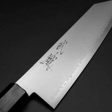 Bunka VG-10 Damascus Rosenholz Griff 180mm-[Musashi]-[Japan-Küchenmesser]
