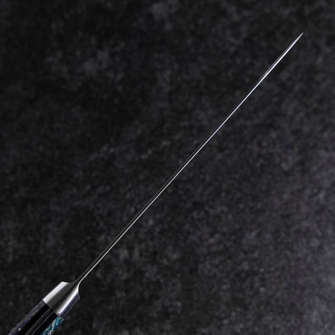 Bunka VG-10 Damast Blauer Westlicher Blütenblatt Griff 185mm-[Musashi]-[Japan-Küchenmesser]