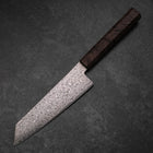 Bunka VG-10 Damast Brauner Birkenholz Griff 165mm-[Musashi]-[Japan-Küchenmesser]