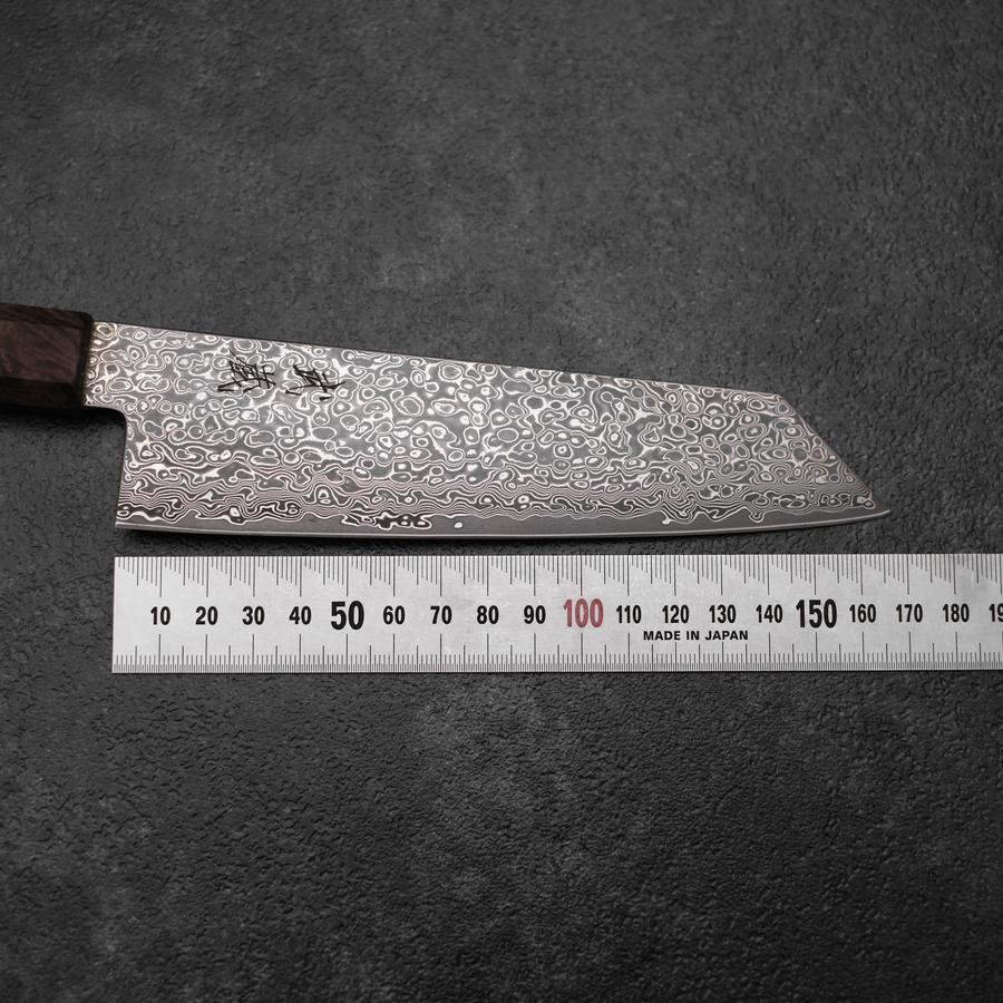 Bunka VG-10 Damast Brauner Birkenholz Griff 165mm-[Musashi]-[Japan-Küchenmesser]