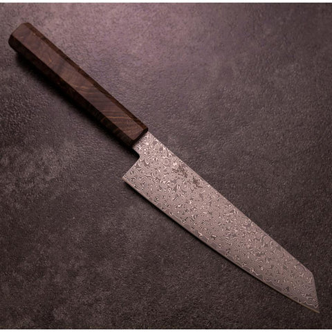 Bunka VG-10 Damast Brauner Birkenholz Griff 180mm-[Musashi]-[Japan-Küchenmesser]
