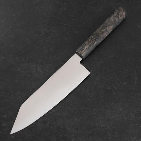 Bunka VG-10 Damast Grauer Birkenholz Griff 180mm-[Musashi]-[Japan-Küchenmesser]