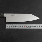 Bunka VG-10 Damast Grauer Birkenholz Griff 180mm-[Musashi]-[Japan-Küchenmesser]