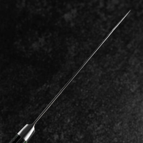 Bunka VG-10 Damast Grüner Westlicher Blütenblatt Griff 185mm-[Musashi]-[Japan-Küchenmesser]