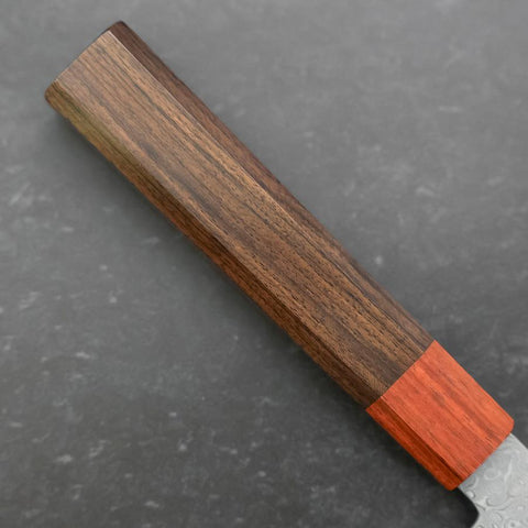 Bunka VG-10 Damast Rosen-Ebenholz Griff 165mm-[Musashi]-[Japan-Küchenmesser]