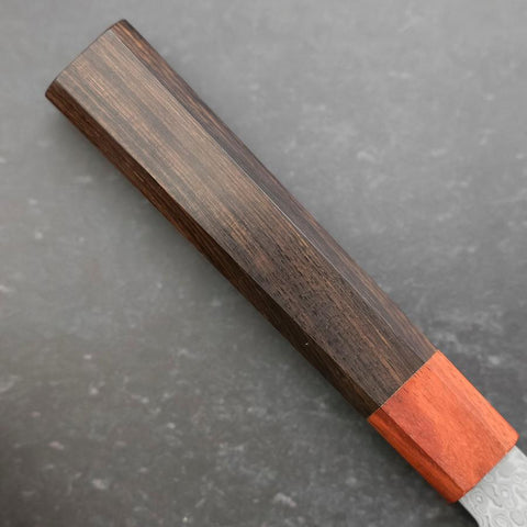 Bunka VG-10 Damascus Shitan Ebony Handle 180mm-[Musashi]-[Japanese-Kitchen-Knives]