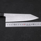 Bunka VG-10 Damast Schwarzer Ishime Griff 180mm-[Musashi]-[Japan-Küchenmesser]