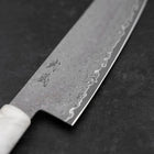 Bunka VG-10 Damast Weiß-Schwarzer Ozeanplastik Griff mit Blattgold 165mm-[Musashi]-[Japan-Küchenmesser]
