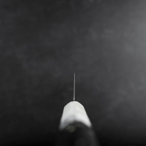 Bunka VG-10 Damast Weiß-Schwarzer Ozeanplastik Griff mit Blattgold 165mm-[Musashi]-[Japan-Küchenmesser]
