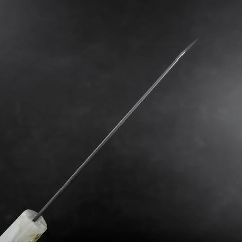 Bunka VG-10 Damast Weiß-Schwarzer Ozeanplastik Griff mit Blattgold 165mm-[Musashi]-[Japan-Küchenmesser]