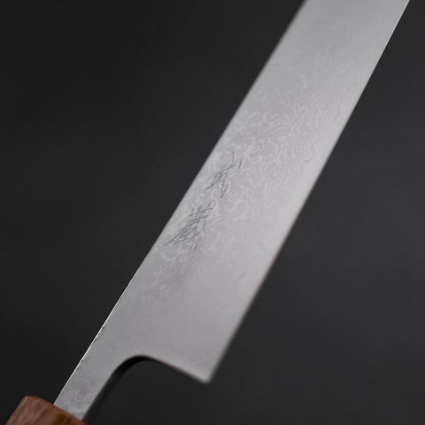 Bunka VG-10, Damast Yaki Urushi Griff , 170mm-[Musashi]-[Japan-Küchenmesser]