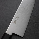 Bunka VG-10 Kagami Damast Ebenholz Griff 180mm-[Musashi]-[Japan-Küchenmesser]