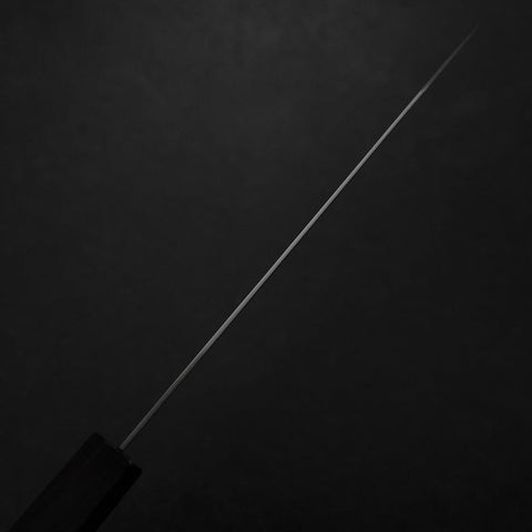 Bunka VG-10 Kagami Damast Ebenholz Griff 180mm-[Musashi]-[Japan-Küchenmesser]