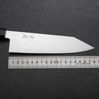 Bunka VG-10 Kagami Damast Ebenholz Griff 180mm-[Musashi]-[Japan-Küchenmesser]